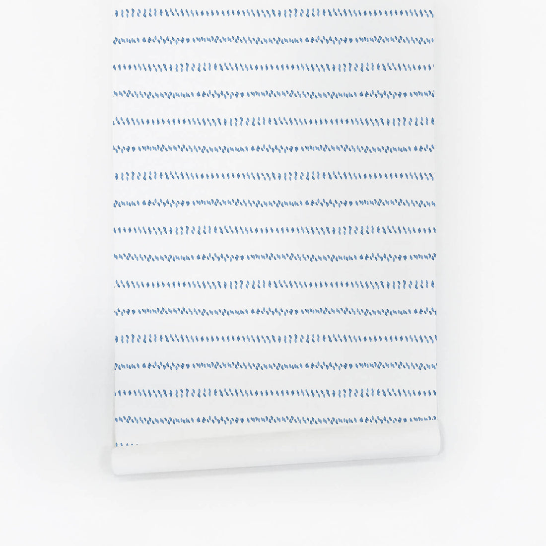 Modern blue watercolor spots removable wallpaper