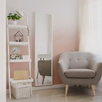 Dusty pink ombre design wall mural