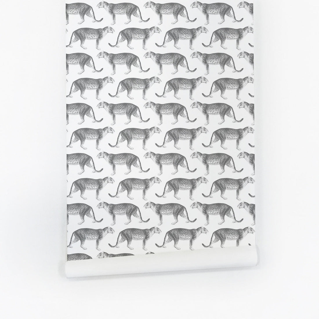 Leopard jungle style self adhesive wallpaper for accent wall