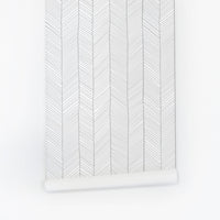 light grey tiny chevron lines print wallpaper for kids bedroom design