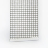 Gingham self-adhesive wallpaper