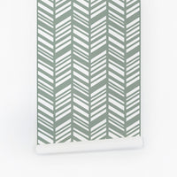 Stylish herringbone pattern self adhesive wallpaper