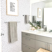 Grey Speckle removable wallpaper