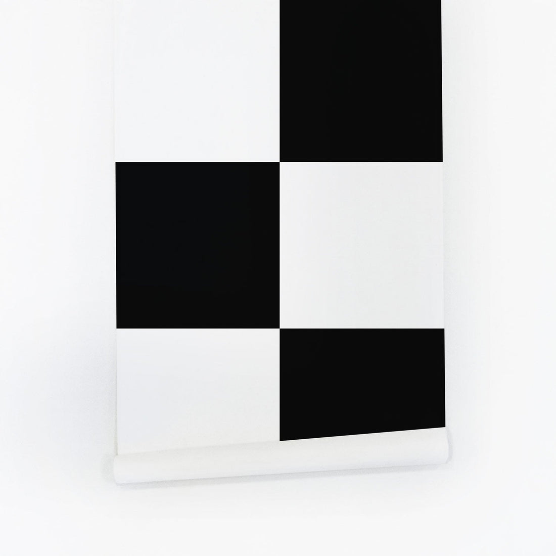 Black checkers removable wallpaper