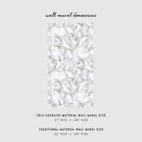 Marble pattern removable wall mural