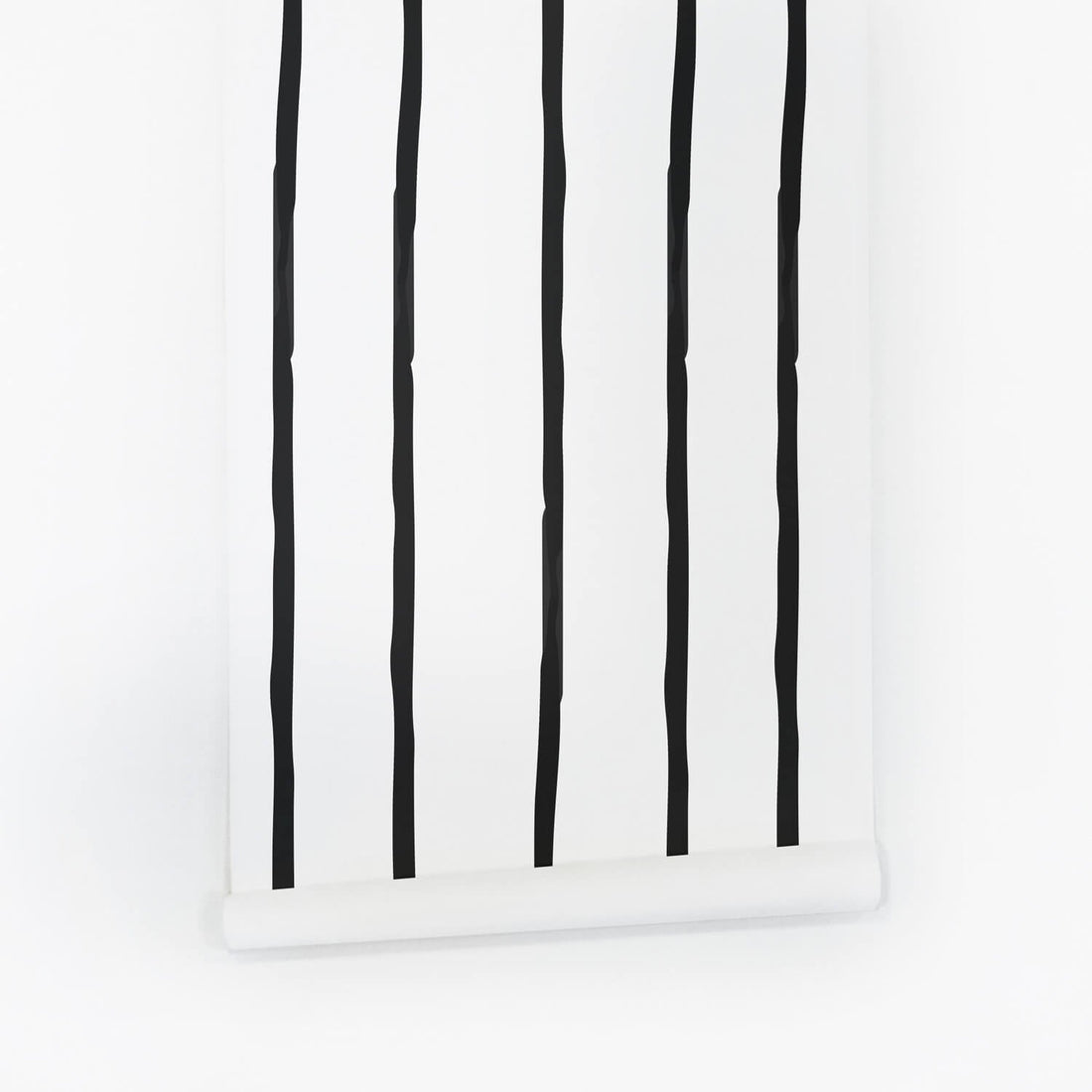 Brush stripes print self adhesive wallpaper