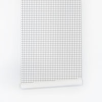 tiny black and white checkers pattern removable wallpaper