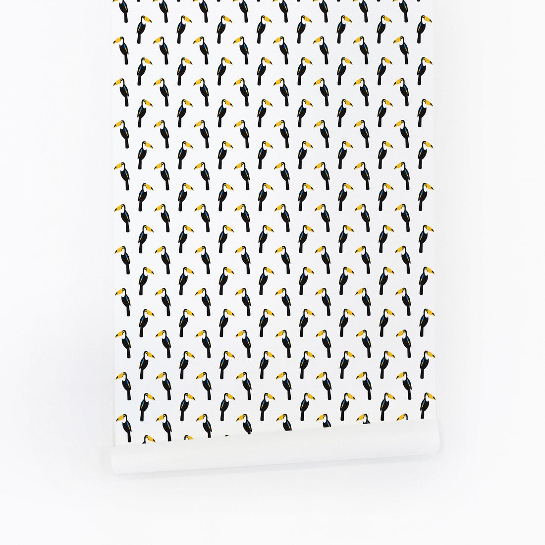 modern tropical tiny bird print removable wallpaper
