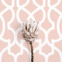 Pink tribal pattern self adhesive wallpaper