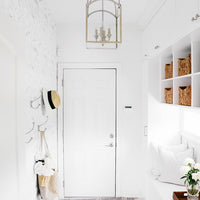 Grey botanical wildflower removable wallpaper