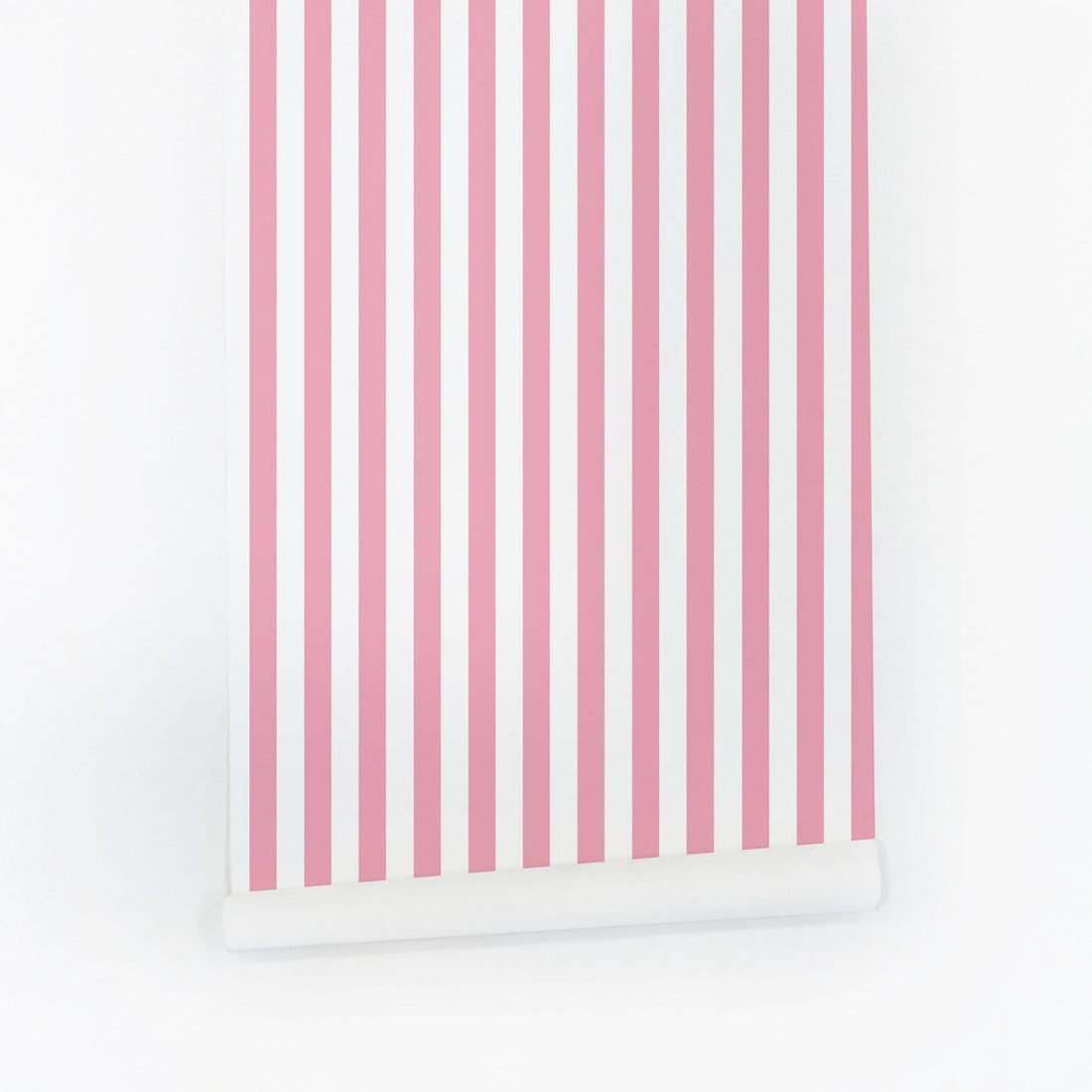 candy pink stripes removable wallpaper