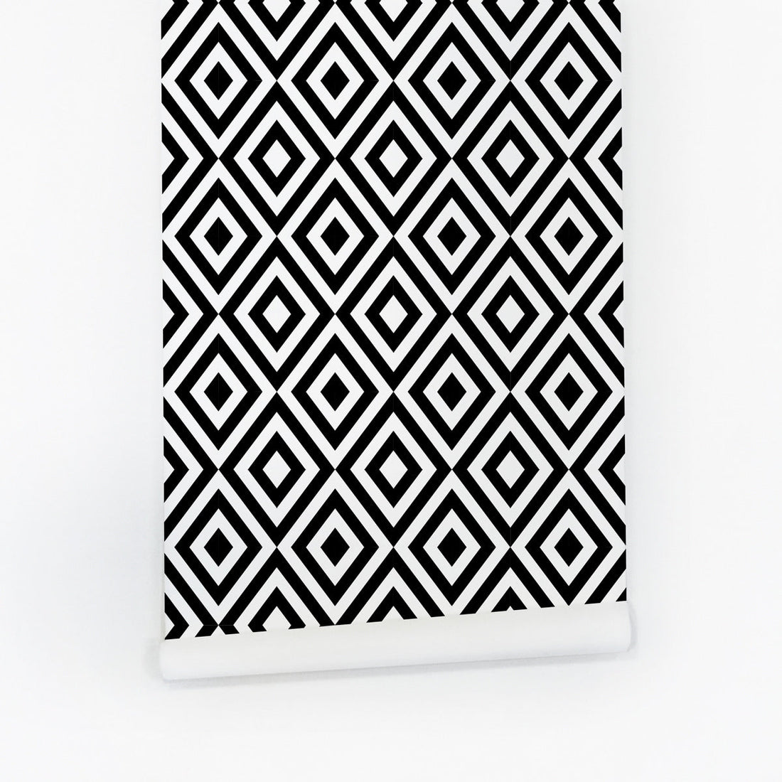 Trendy peel and stick geometric wallpaper for rentals