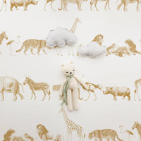 Kids room animal removable wallpaper