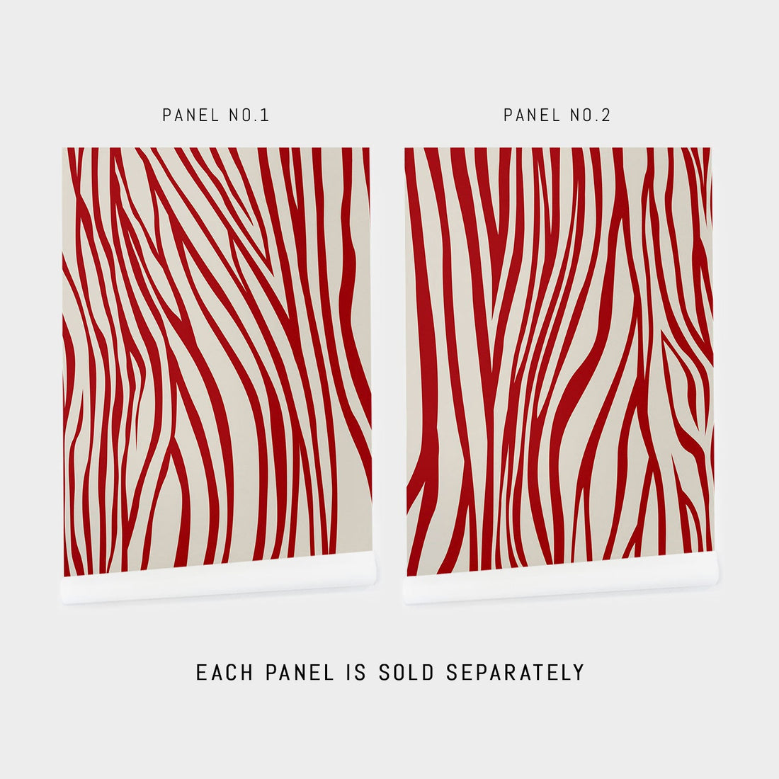 animal print wallpaper with bright zebra stripes