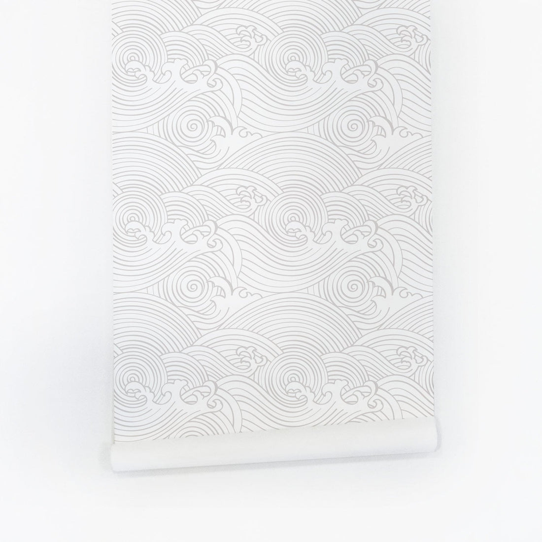 Modern wave design removable wallpaper