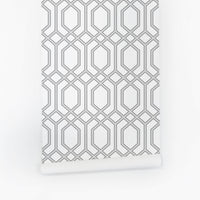 elegant and simple moroccan inspired peel and stick wallpaper