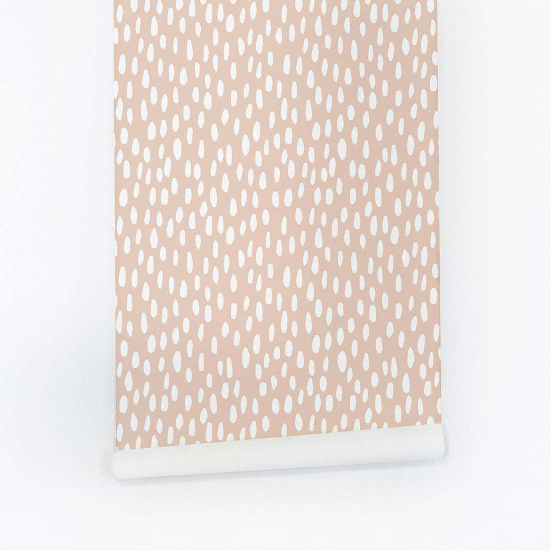 Pink speckle print removable wallpaper