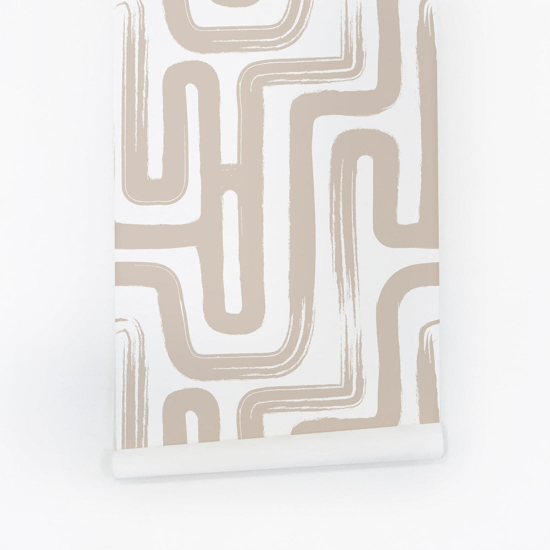neutral color lines inspired by maze wallpaper