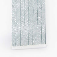 delicate herringbone print removable wallpaper