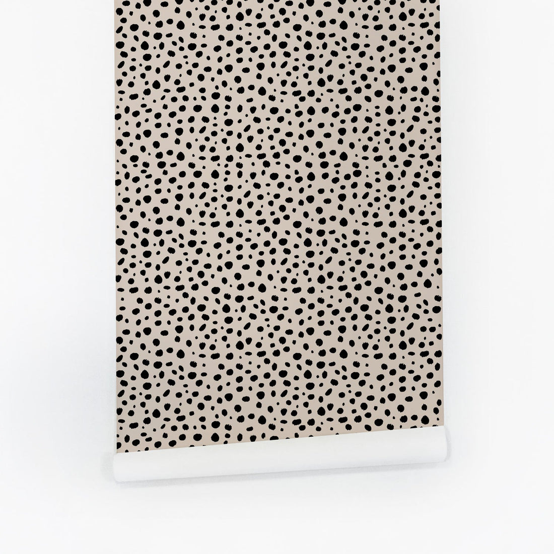 animal print neutral peel and stick wallpaper