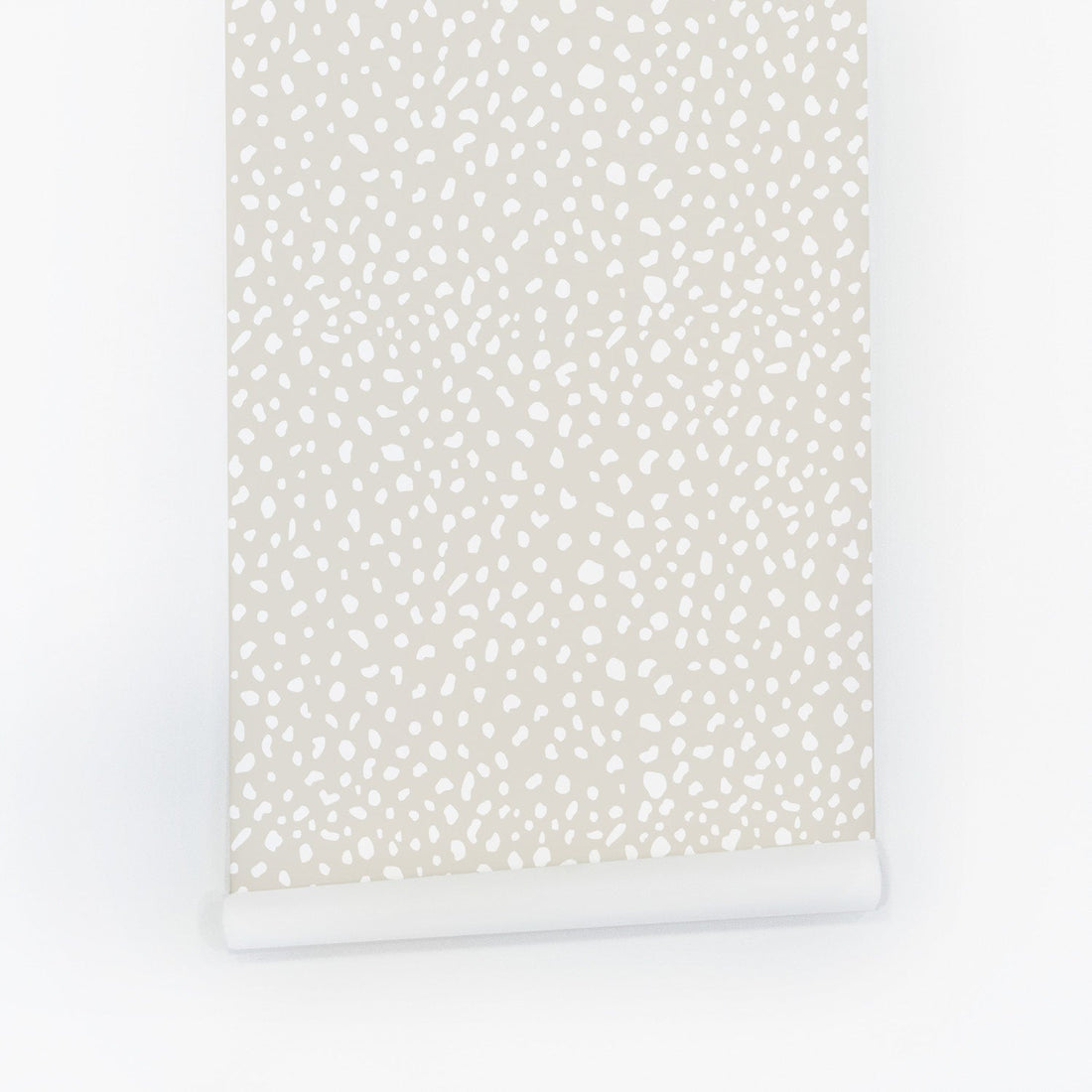 dalmatian spots neutral removable wallpaper design