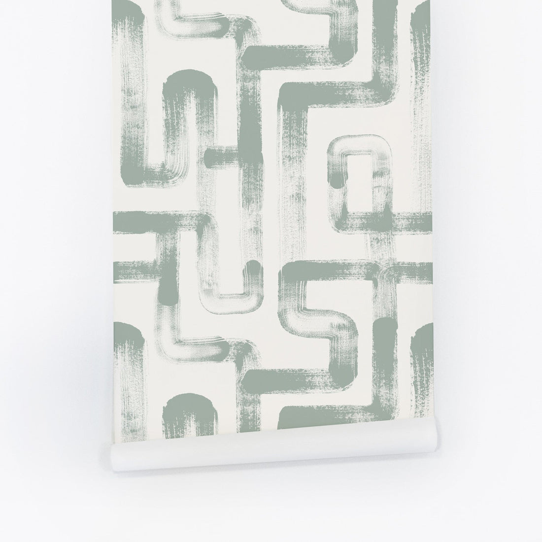 light green crossed lines pattern removable wallpaper