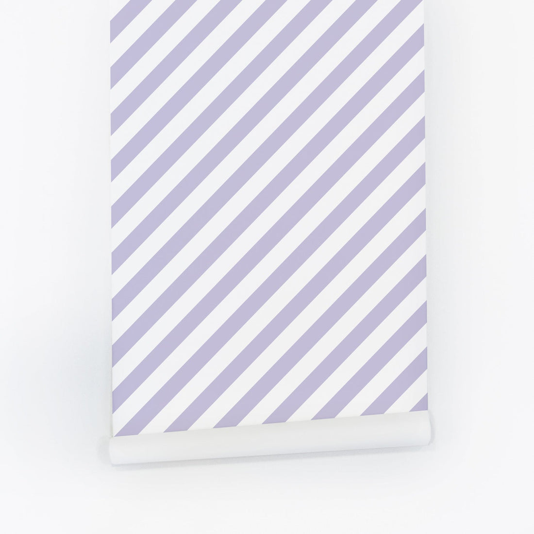pastel purple diagonal stripes removable wallpaper