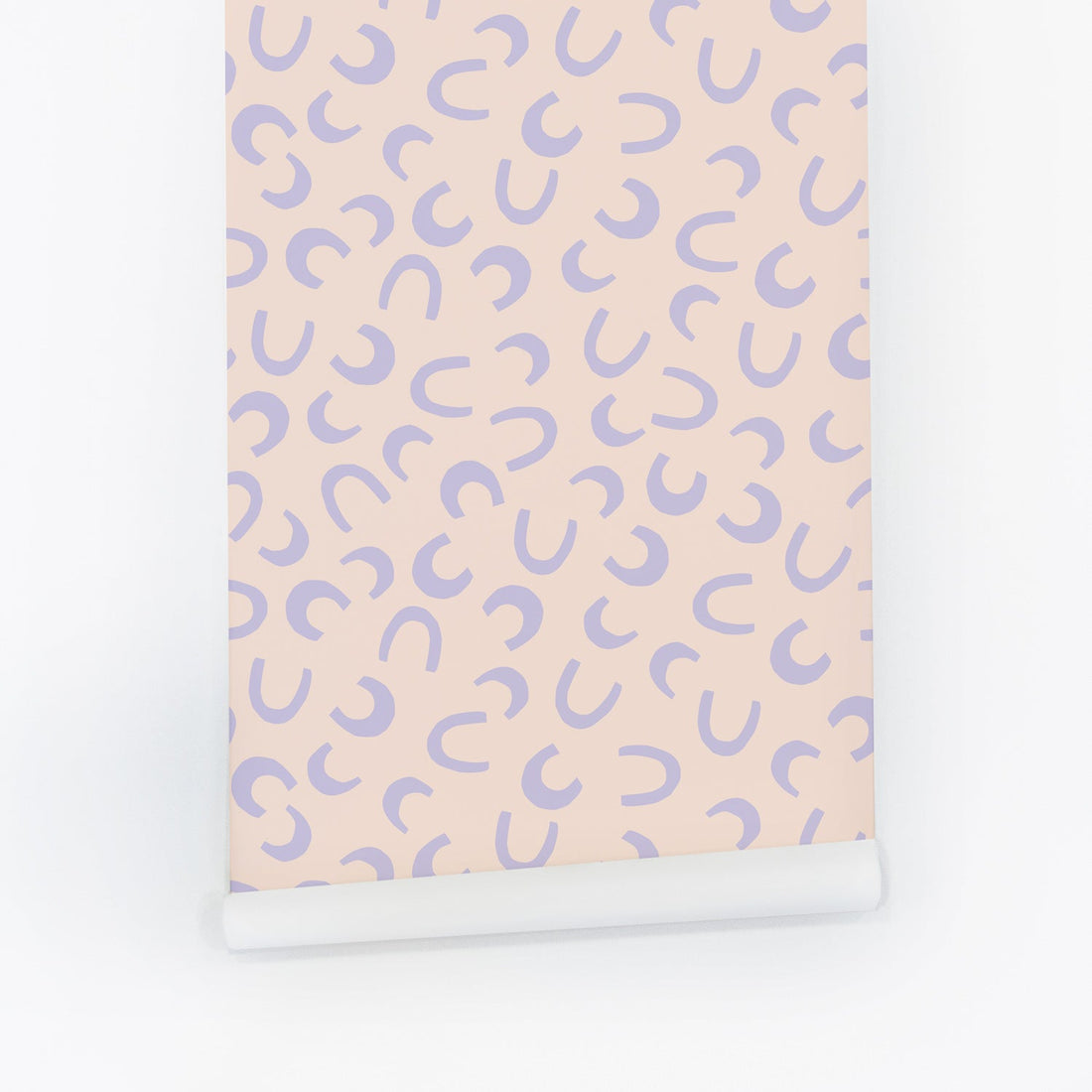 pastel colors horseshoe abstract removable wallpaper design