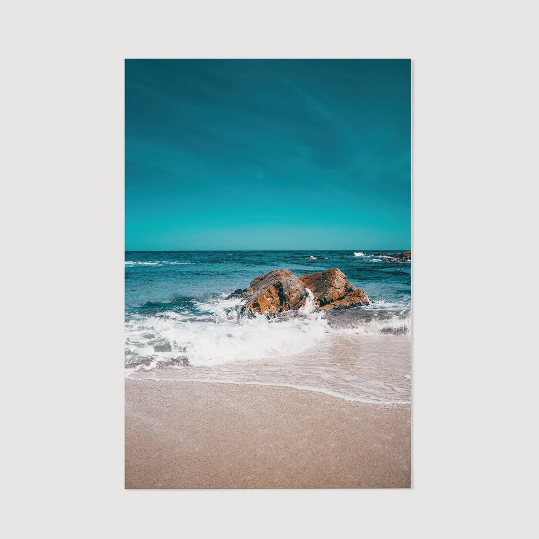 Coastal waves print