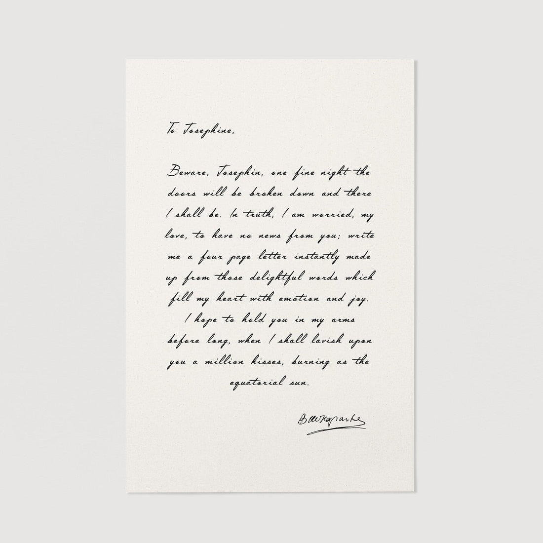 Wall decor with vintage print