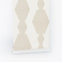 wooden bricks on walls effect removable wallpaper