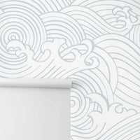 Coastal style removable wallpaper