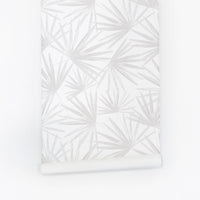 Vintage style tropical wallpaper