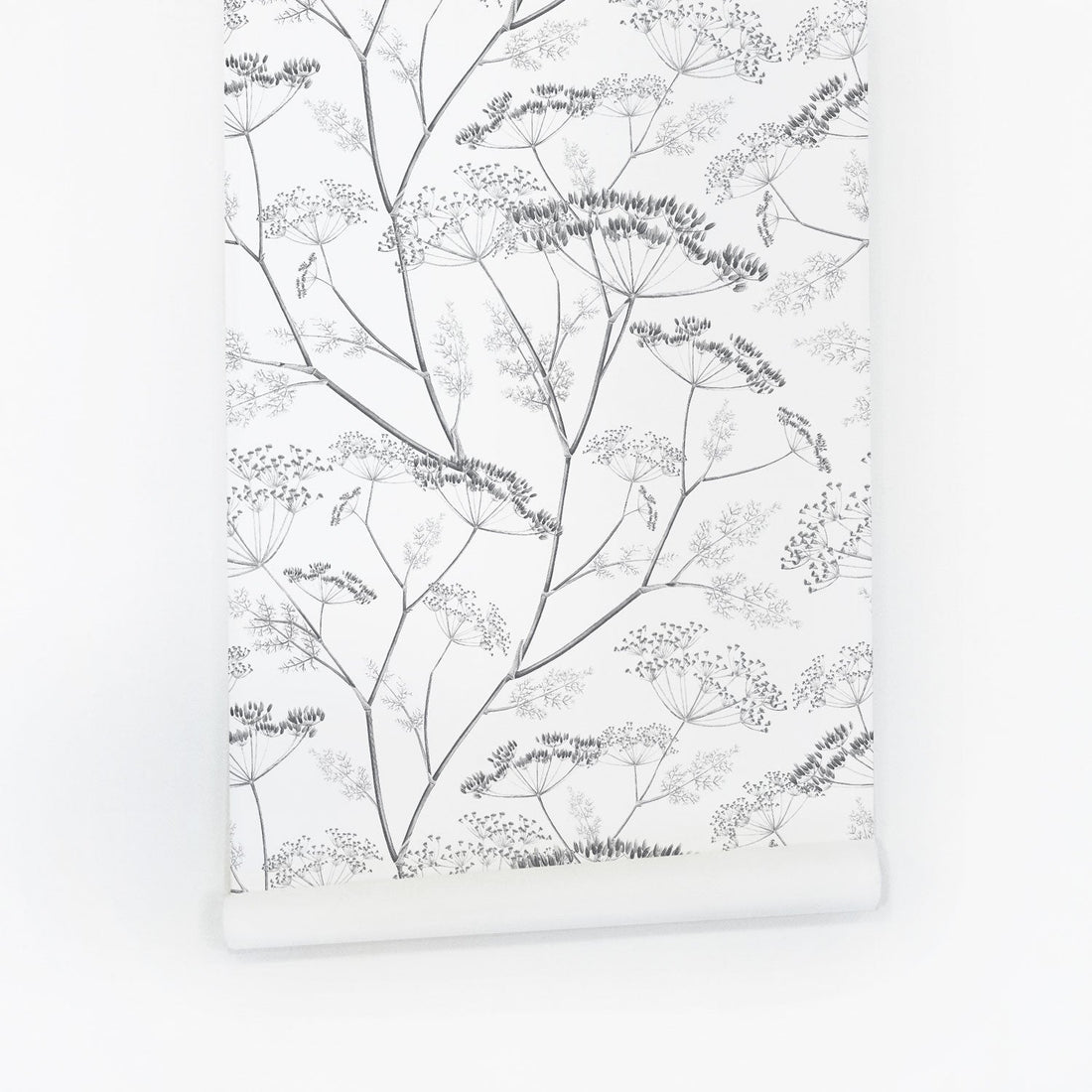 white and grey simple and modern wallpaper for farmhouse style home